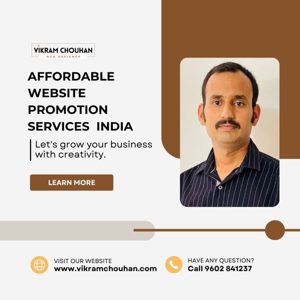 Affordable Website Promotion Services in India