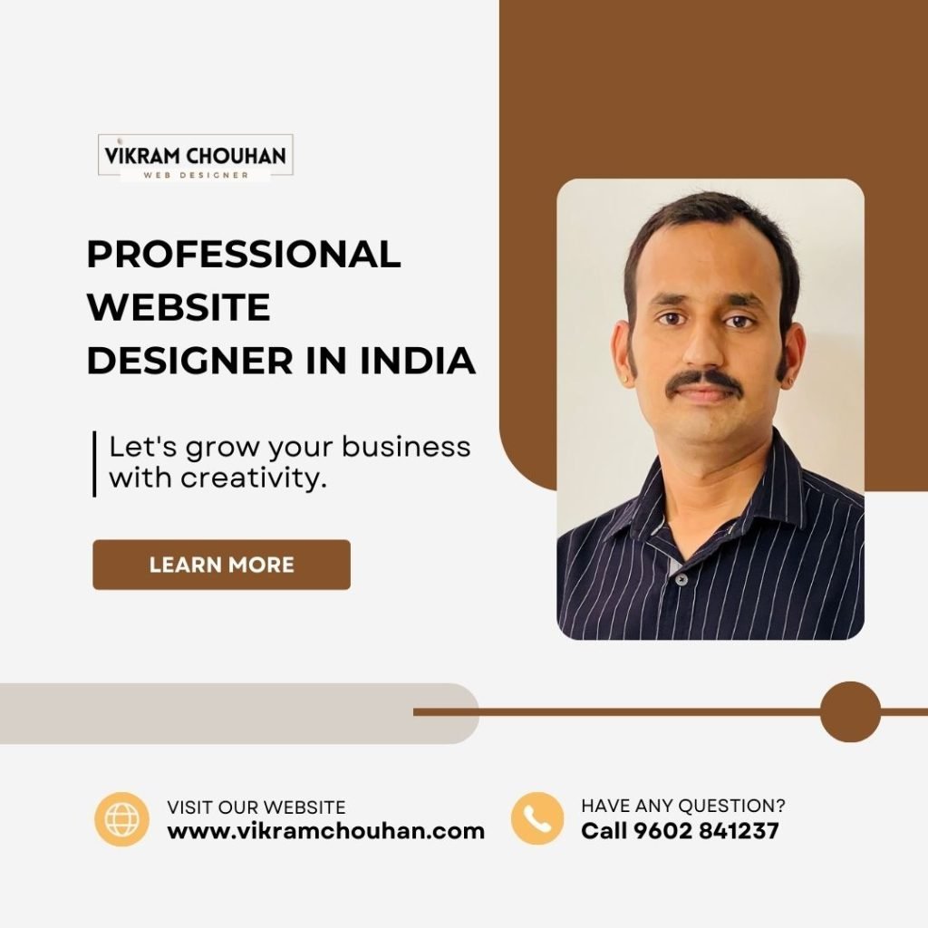 Professional Website Designer in India