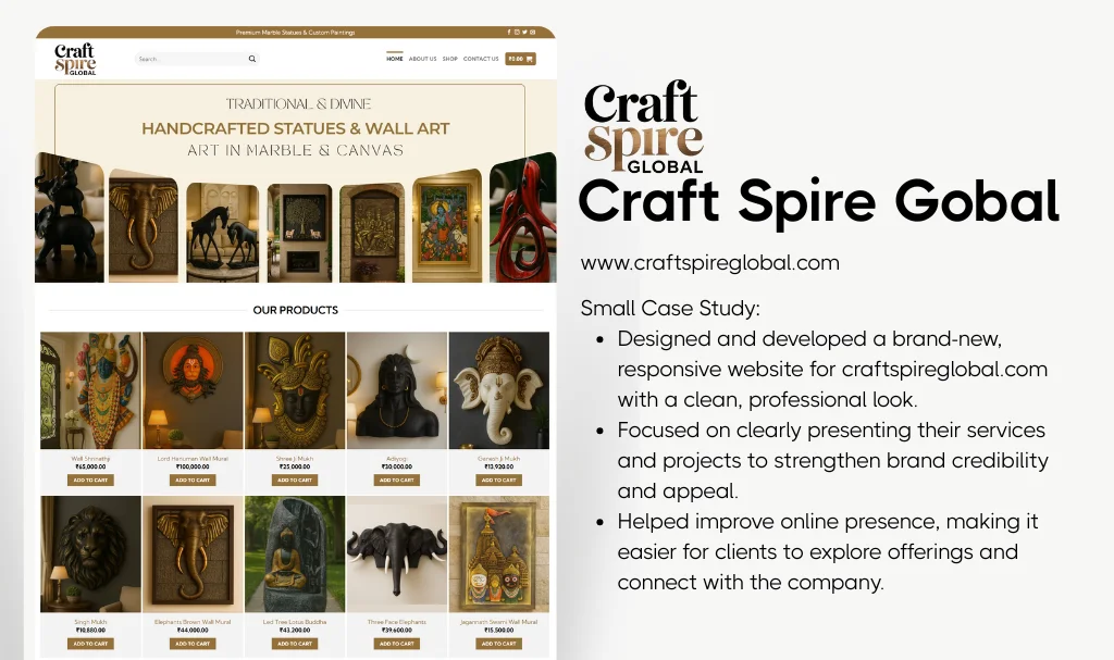Best-art-and-craft-Company-Website-Designer