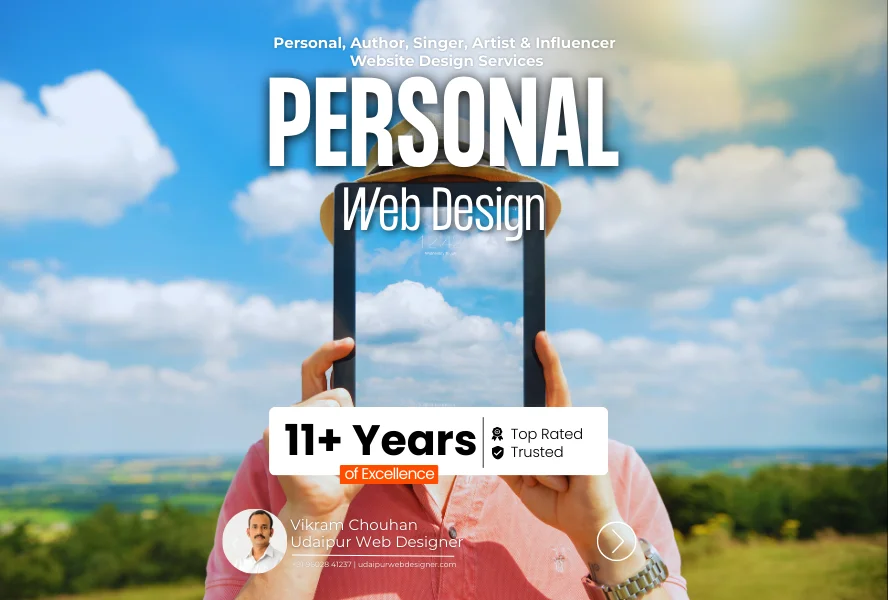Personal, Author, Singer, Artist & Influencer Website Design Services