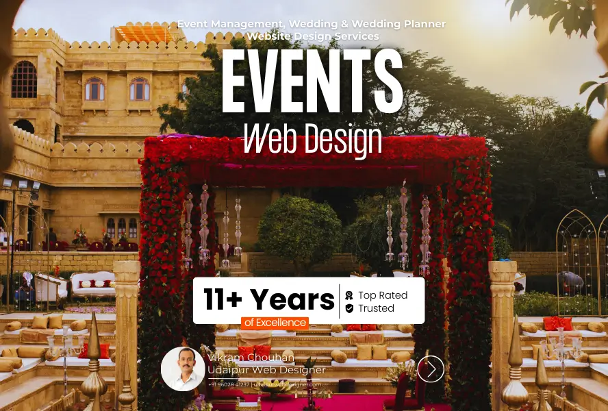 Event Management, Wedding & Wedding Planner Website Design Services
