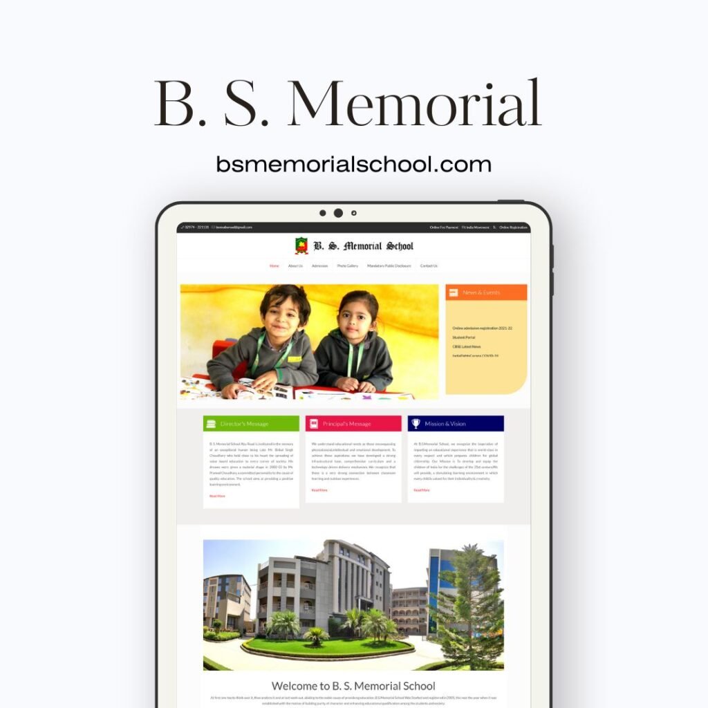 Best School Website Designer