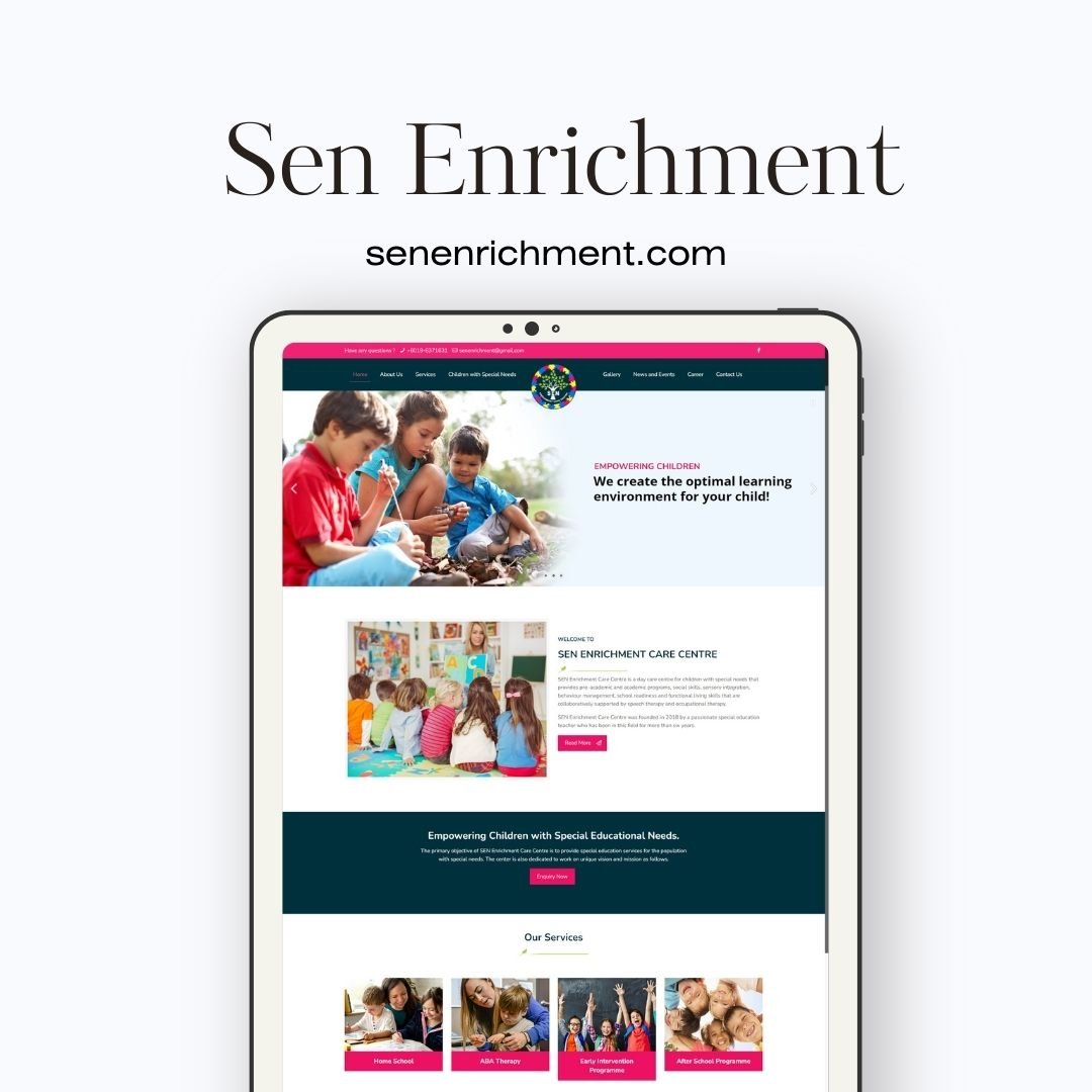 Day Care Center Website Designer