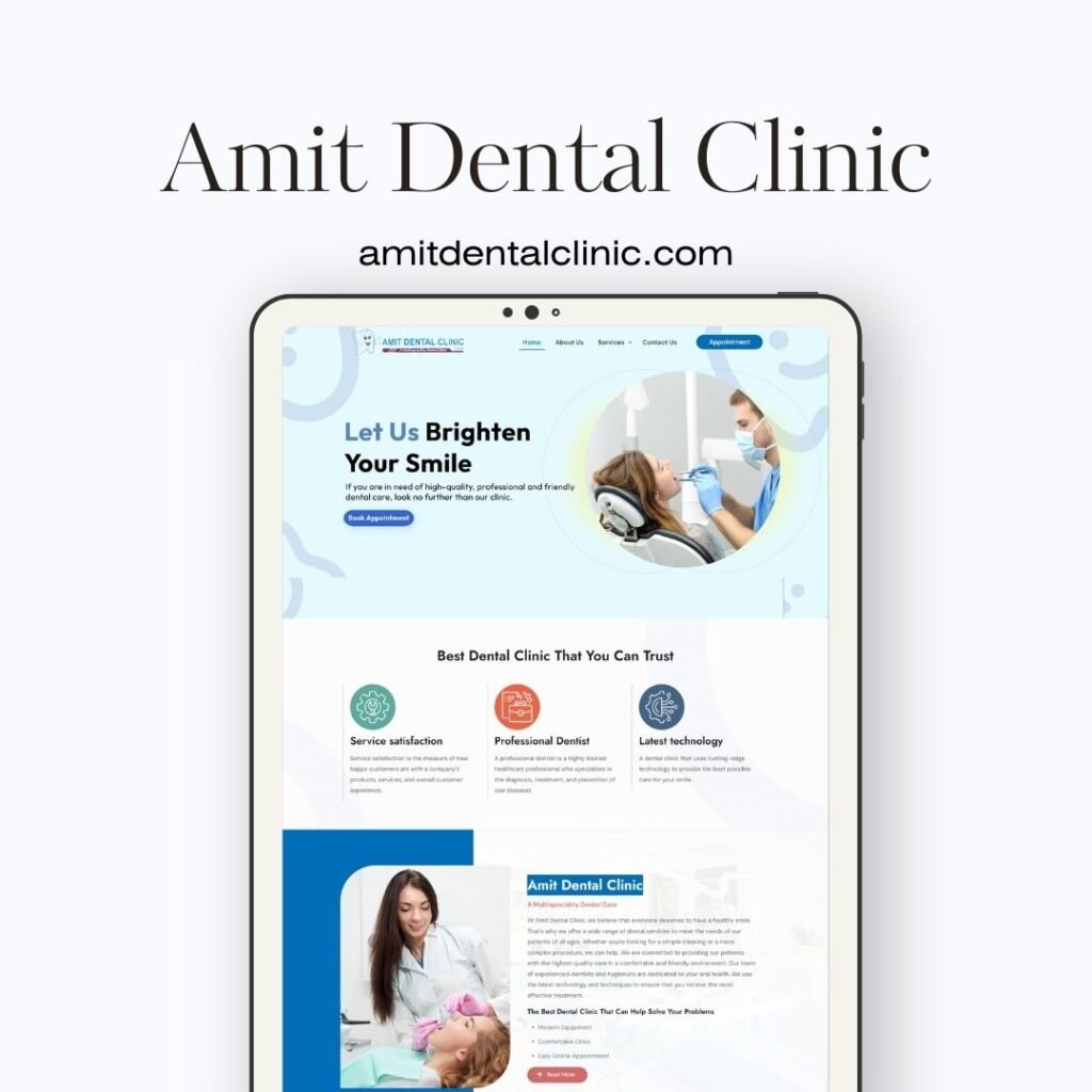 Dental Clinic Website Designer