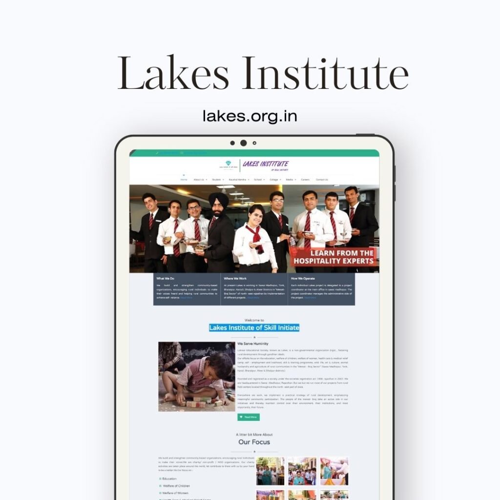 Institute Website Designer
