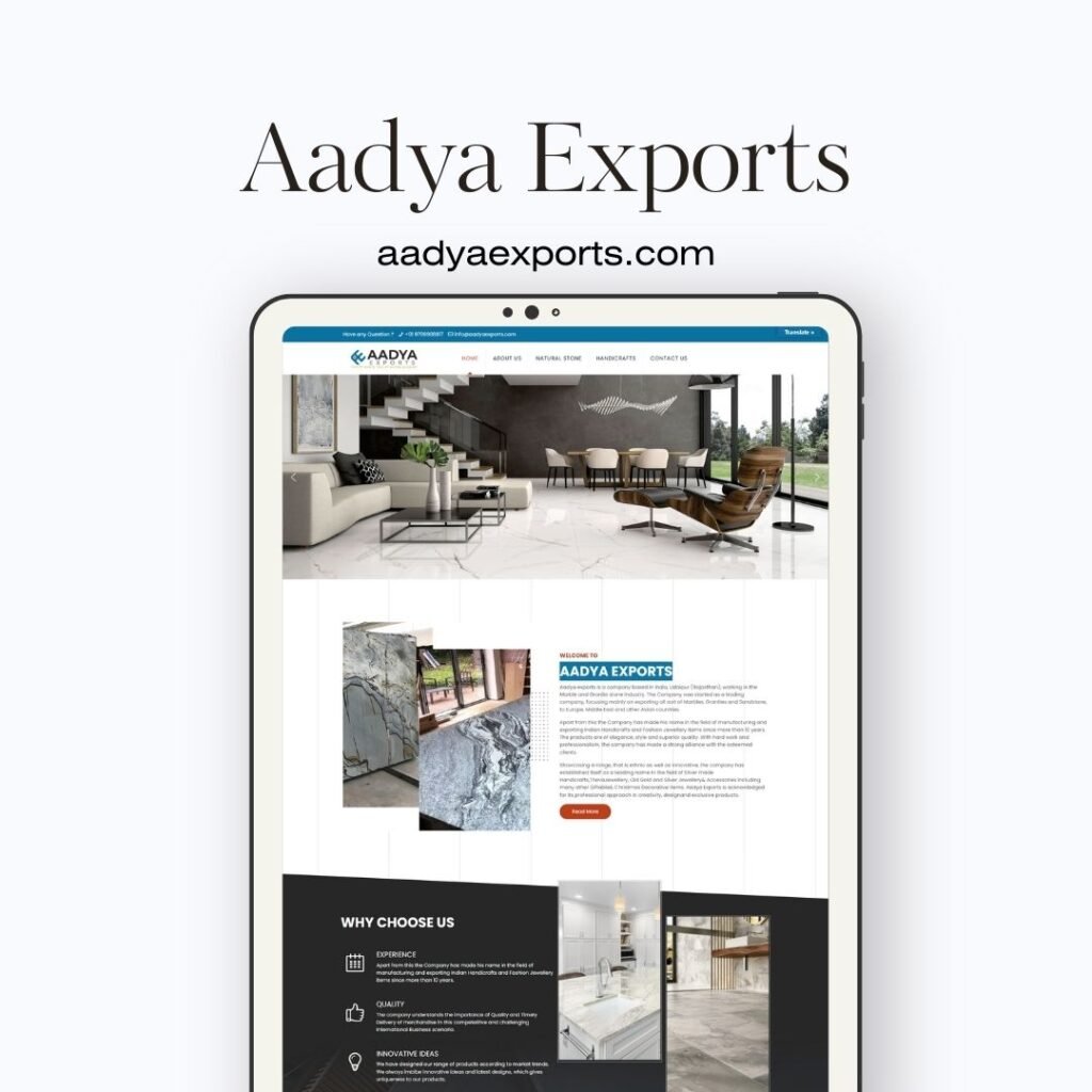 Marble Granite Website Designer