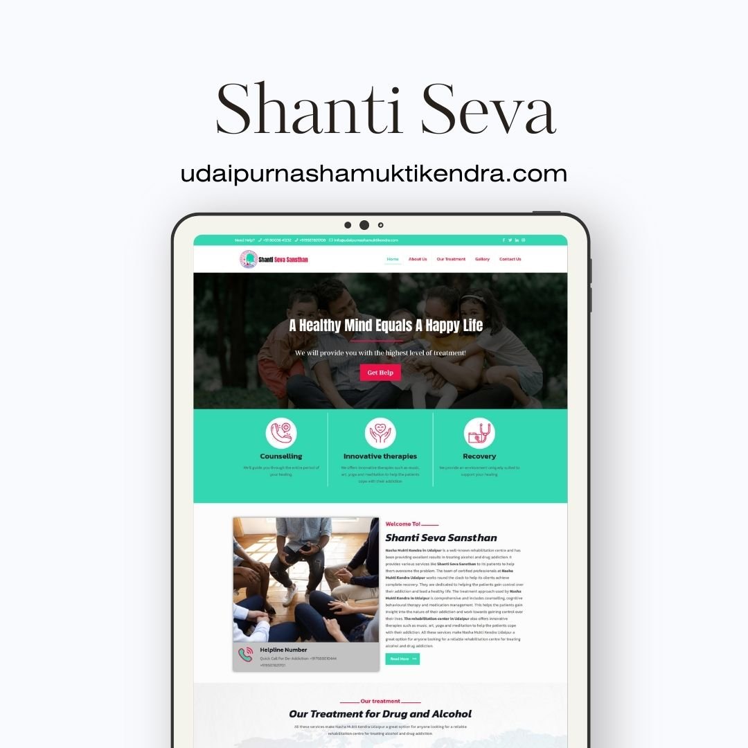 Nasha Mukti Kendra Website Designer