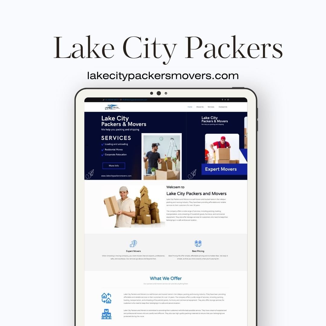 Packers and Movers Website Designer