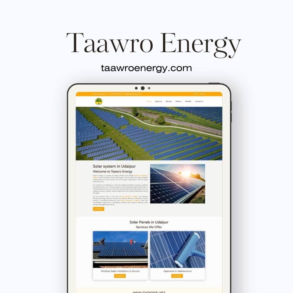 Solar System Website Designer