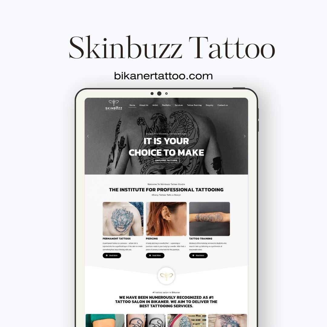 Tattoo Website Designer