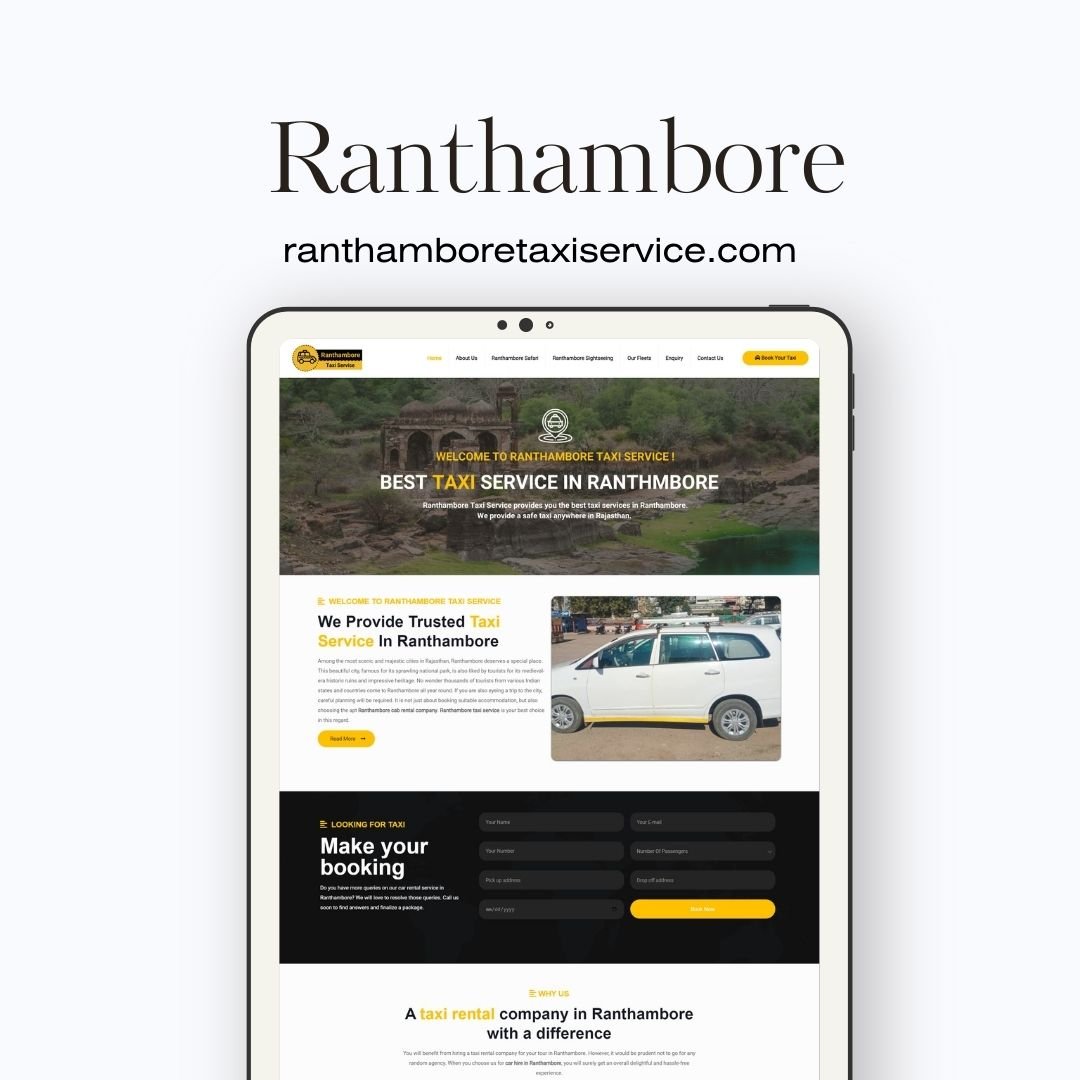 Taxi Service Website Designer