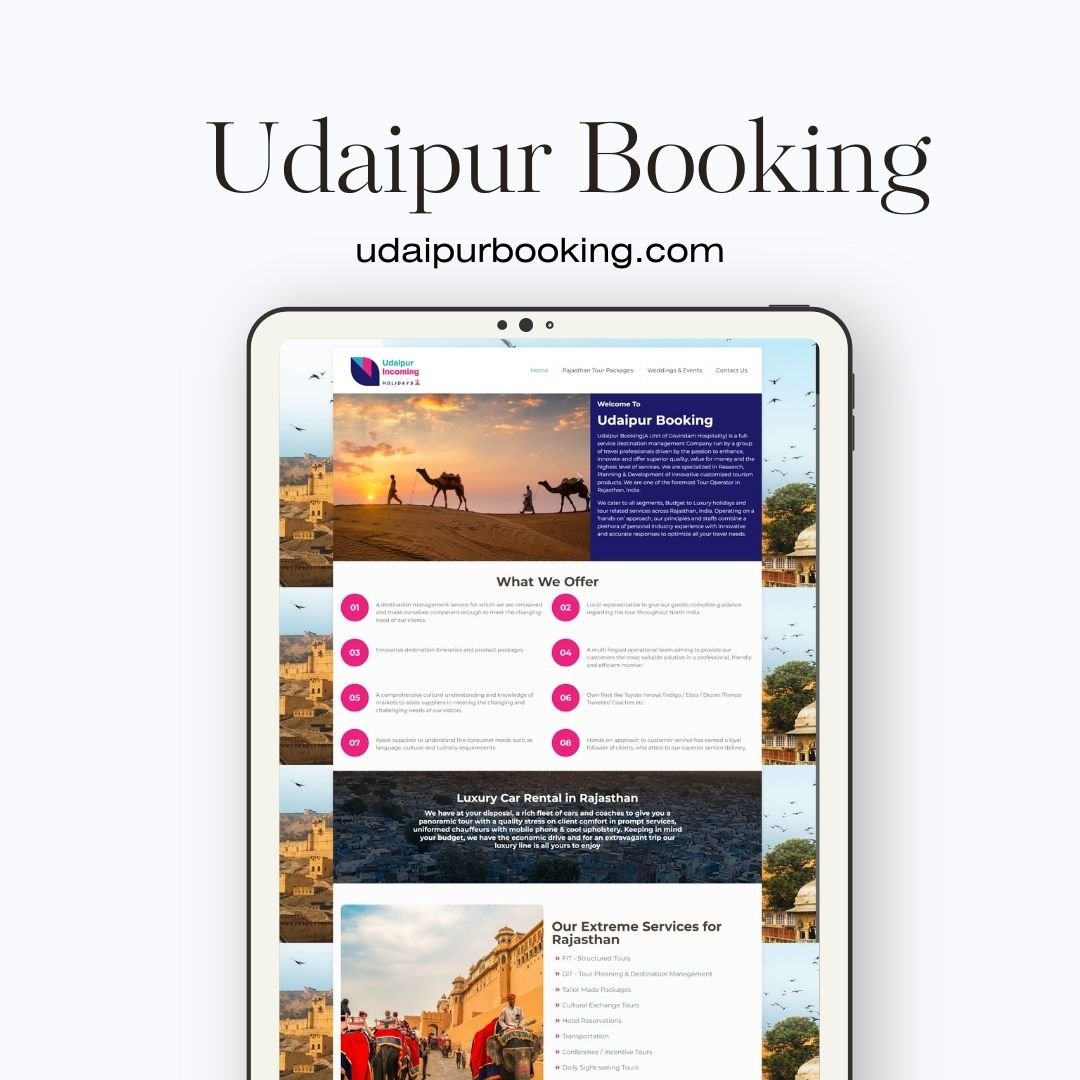 Tour Planner Website Designer