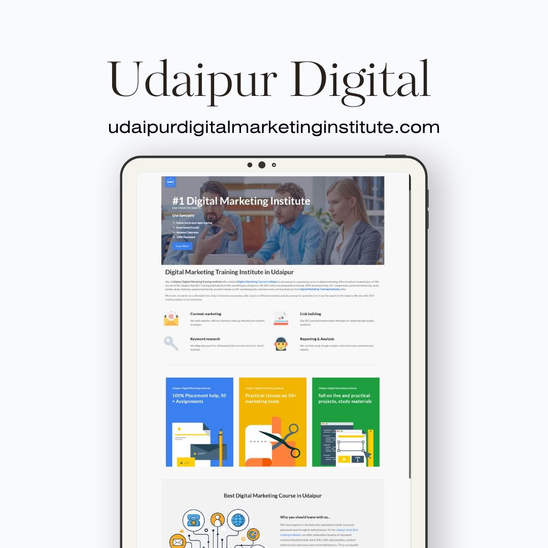 Udaipur Digital Marketing Institute