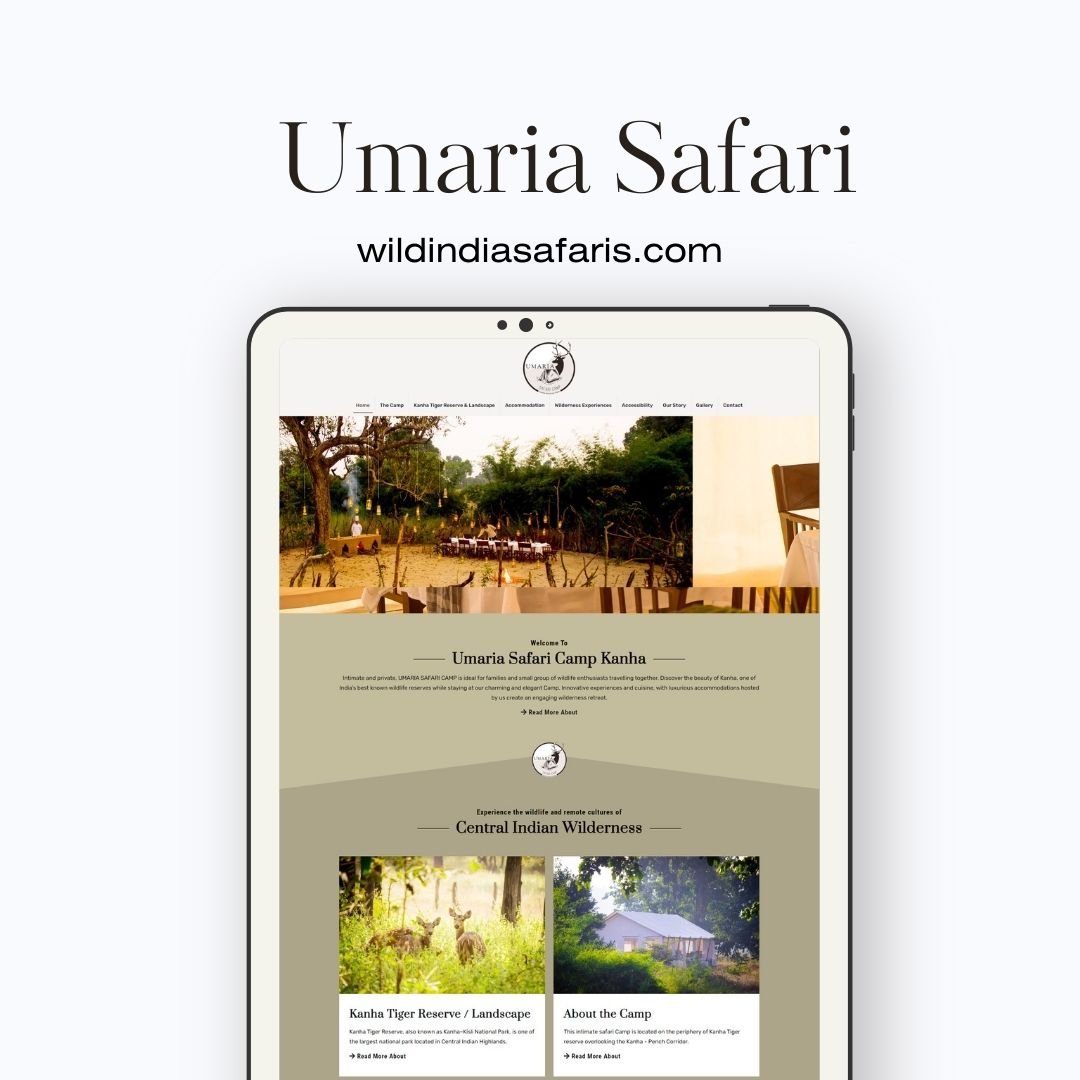 Wild Indian Safari Website Designer