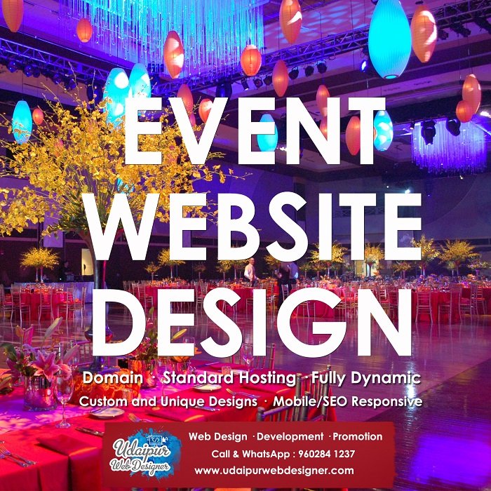 Best website design for event planner