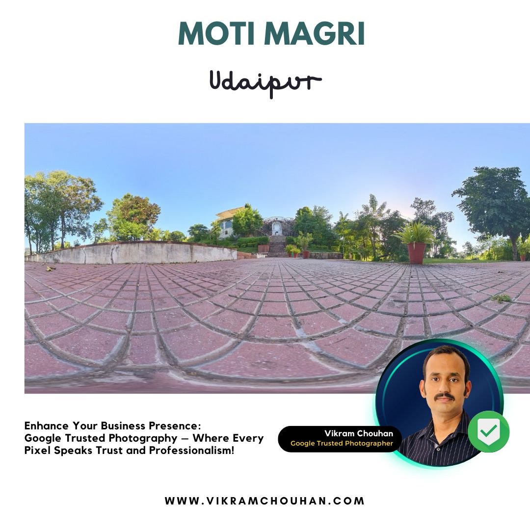 Moti magri lake view point Udaipur 360 View