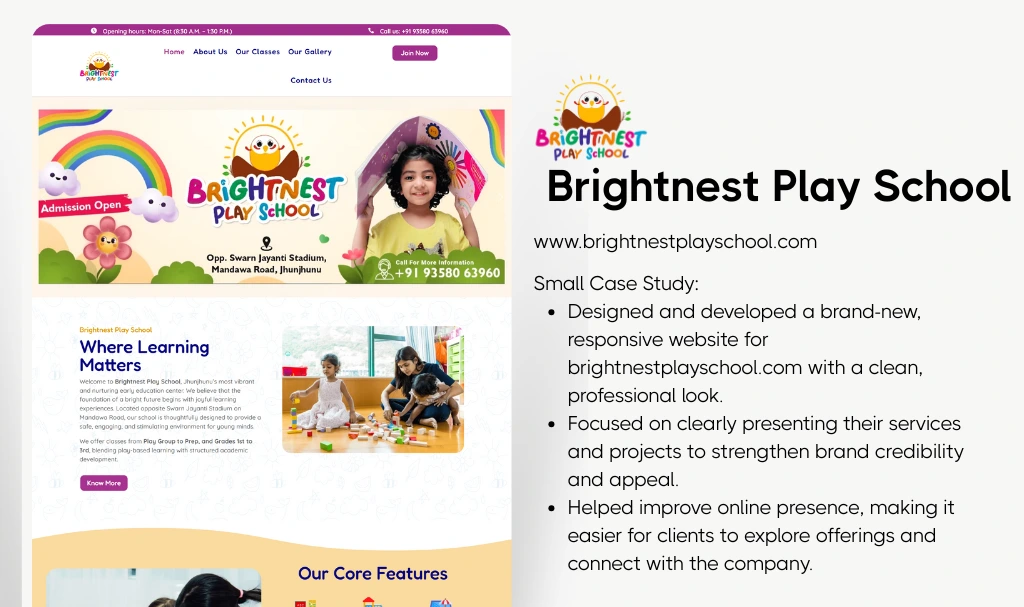 Best-Play-School-Website-Designer