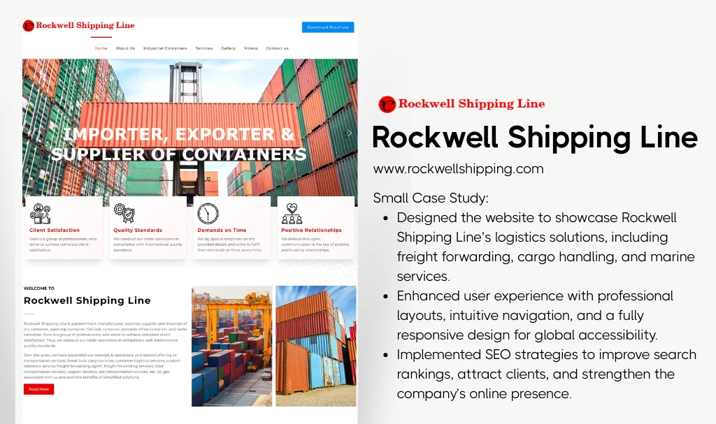 Best-shipping-line-company-website-designer-udaipur