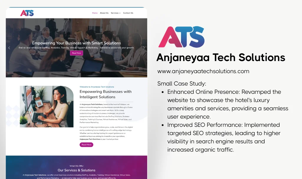 Business and Job Consultancy Website Designer